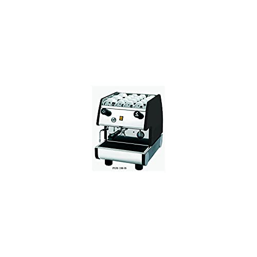 La Pavoni PUB 1M-B 1 Group Commercial espresso/Cappuccino Machine, Stainless/Black