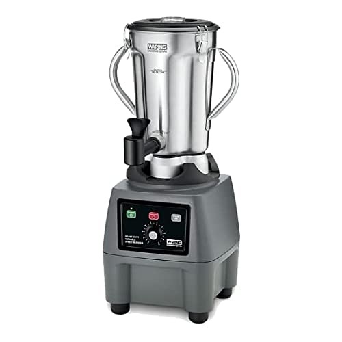 Waring Commercial CB15VP Ultra Heavy Duty 3.75 HP Blender, Electric Touchpad Controls with Variable Speed, BPA Free Copolyester 1 Gallon Container, 120V, 5-15 Phase Plug