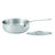 Mauviel M'Urban 24cm/9.5" w/lid Cast SS Handle Tri-Ply saute pan, Brushed Stainless Steel