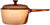 Vintage Corning Visions Visionware 1.5L Amber Sauce Pan Pot w/ Lid
