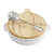 Mud Pie, White, Green Bean Casserole Pumpkin Baker Set, 9" x 10.5", dish 9" x 10 1/2" | spoon 9"