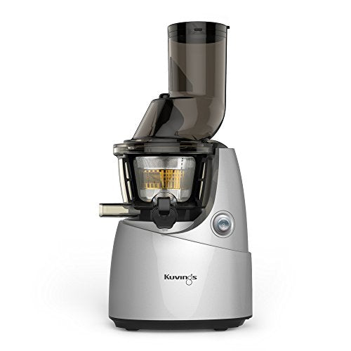 Kuvings Whole Slow Juicer with BPA-Free Components B6000SR Silver- Extra Wide Feed Chute- Reducing prep time by 40%-10 Year Limited Warranty- includes Sorbet and Smoothie Strainer