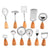 CUJUX Household Baking Tools Smiley Kitchenware Set Household Diy Baking Sets Elm Smiley Kitchen Gadget Set Multi-function Fork Spoons