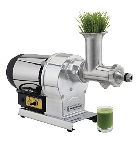 Hamilton Beach Commercial HWG800 Wheatgrass Juicer, 12" Height, 23.03" Width, 7.09" Length, Stainless Steel
