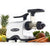 Omega TWN30S Twin Masticating Juicer Makes Continuous Fresh Fruit Vegetable and Wheatgrass Juice with Stainless Steel Gears and Low Speed, 150-Watt, Silver