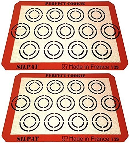 Silpat AE420295-12 Perfect Cookie Baking Sheet (2 Pack)