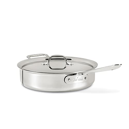 All-Clad Saute Pan, 4-Quart, Silver