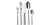 WMF Cutlery Set 30-Piece for 6 People Philadelphia Cromargan 18/10 Stainless Steel Polished
