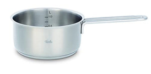 Fissler Hamburg / Cookware-Set, 9-Pcs., pot set, pots with glass lids, induction, (3 cooking pots, 1 casserole , 1 saucepan-coverless)