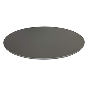 THERMICHEF by Conductive Cooking - Round Pizza Steel Plate for Oven Cooking and Baking (3/16" Thick Standard Version, 14" Round) - Made in USA