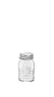 Bormioli Rocco Officina1825 Jar with Salt Top, Set of 12, 9 oz, Clear