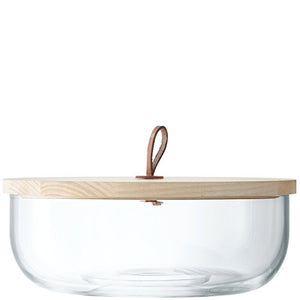 LSA International Ivalo Container & Ash Lid H4.25in Clear, 4.25"