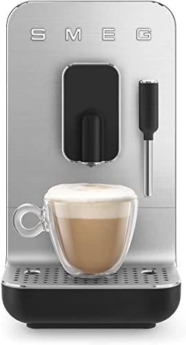 Smeg Fully Automatic Coffee Machine with Steam Black