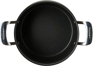Cuisinart 6445-22 5-Quart Dutch Oven with Cover, Black/Stainless Steel