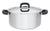 Fiskars Casserole with lid for All Types of stoves, Capacity: 5.0 liters, Stainless Steel/Plastic, Diameter: 24 cm, Functional Form Series, 1015340