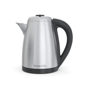 Brewista V-Spout Electric Kettle, Large 1.7 Liter Capacity For Pour Over Coffee, Smart Digital Heating Element, Perfect for Cupping, Stainless Steel