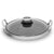 Chef's Secret by Maxam 12-Element Stainless Steel Round Griddle With See Thru Glass Cover