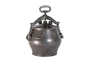 Afghan pressure cooker Model SB4.9 qt. or4.7 liter / Aluminum Uzbek Kazan pressure pot for indoor/outdoor cooking
