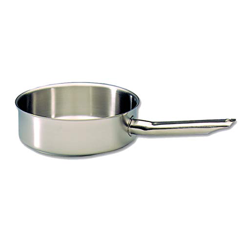 Matfer Bourgeat Excellence Saute Pan without Lid, 9 1/2-Inch, Gray