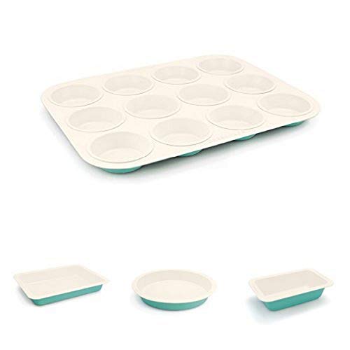 GreenLife Ceramic Bakeware Bundle, Turquoise