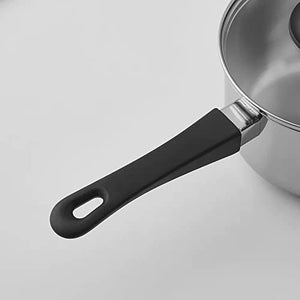 IKEA Little Loved Corner ANNONS Saucepan with Lid, Glass/Stainless Steel, 1.7L
