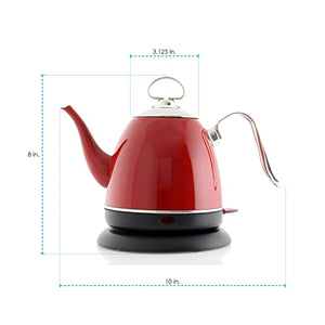 Chantal Mia electric water kettle, Apple Red, 32oz/4 cups