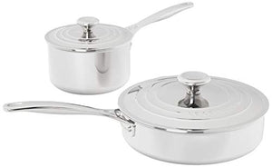 Le Creuset Tri-Ply Stainless Steel Cookware Set, 7 pc.