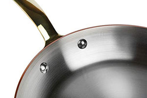 Mauviel M200B 12 Piece Copper Cookware Set - 2mm Copper with Bronze Handles