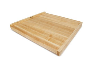 John Boos Block KNEB24S Maple Wood Countertop Reversible Edge Grain Cutting Board with Gravy Groove, 23.75 Inches x 23.75 Inches x 1.25 Inches