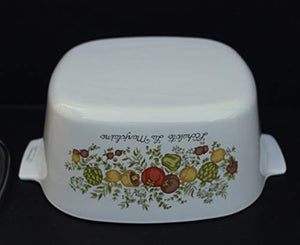Corning Spice of Life 3 Qt. Quart A-3-B Square Casserole Baking Dish with Lid