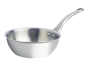 De Buyer Professional 20 cm Stainless Steel Affinity Rounded Sauté Pan