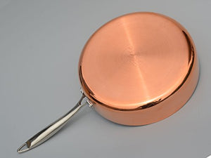 Kila Chef Tri-Ply Copper Bottom Saute Pan with Lid