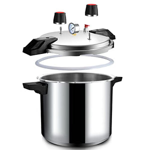 Wantjoin Pressure Cooker, Commercial pressure cooker with gauge , 16 Quart (16QT)