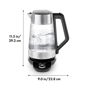 OXO Brew Adjustable Temperature Kettle, Electric, Clear