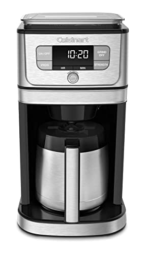 Cuisinart DGB-850C Fully Automatic Burr Grind & Brew 10 Cup Coffemaker, with Thermal Carafe