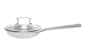 True Induction Stainless Steel Multi-ply Clad Dishwasher Safe Gourmet Small Saute Pan (Egg Skillet)