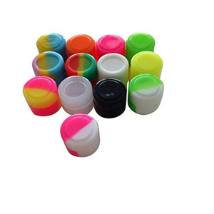 Gentcy Silicone 2ml 500pcs Containers Silicone Storage Jar Seals 13color