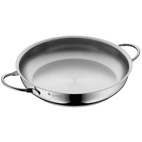 WMF Serving pan uncoated Ø 24cm Profi Made in Germany Pouring Rim Stainless Steel Handle Cromargan Stainless Steel Suitable for Induction Dishwasher-Safe