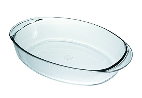 Duralex Made In France OvenChef Oval Baking Dish, 15.5 by 10.5-Inch