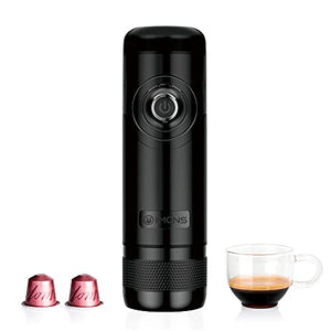 IMONS Portable Coffee Maker, 12v Travel Espresso Machine, 15 Bar Pressure, Suit for Outdoor, Driving, Home and Office