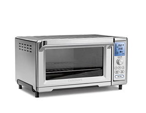 Cuisinart TOB-260N1 Chef's Convection Toaster Oven, 20.87"(L) x 16.93"(W) x 11.42"(H), Stainless Steel