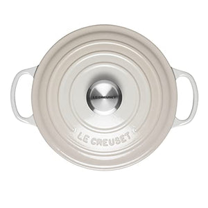 Le Creuset Enameled Cast Iron Signature Round Dutch Oven, 4.5 qt., Meringue