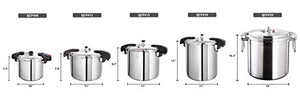 Buffalo QCP415 15-Quart Stainless Steel Pressure Cooker [Classic series]