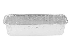 KitchenDance Disposable Aluminum Loaf Pans (50, 3 Pound Loaf)