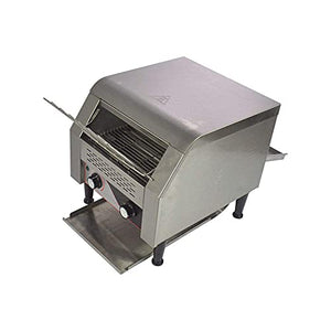Commercial Conveyor Toaster, 300PCS/Hour 2200W 110V Bulit with Heavy Duty Stainless Steel Toaster for Restaurant Equipment For Bread Bagel Breakfast Food