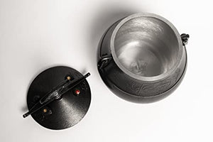 Afghan pressure cooker Model SB 10 qt./9.5 liter capacity/ Aluminum Uzbek Kazan pressure pot for indoor/outdoor cooking