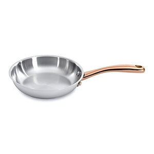 BergHOFF 11 Piece Ouro Cookware Set with Gold Handles, Silver/Rose, Large