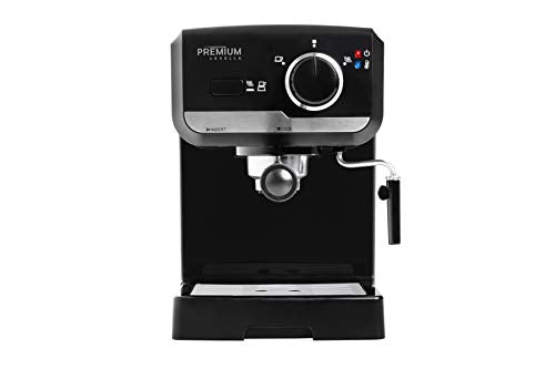 15 Bar Espresso Machine, Premium Lavella, Espresso and Cappuccino Maker with Stainless Steel Milk Frother, PEM1505B, Black