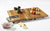 SwingBoard Acacia Wood Cutting Board, 6 Piece Set, Meal Prep Station