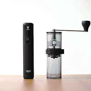 HARIO(ハリオ) EMSG-2B Coffee Grinder, W59×D53×H332mm, black (black 19-3911tcx)